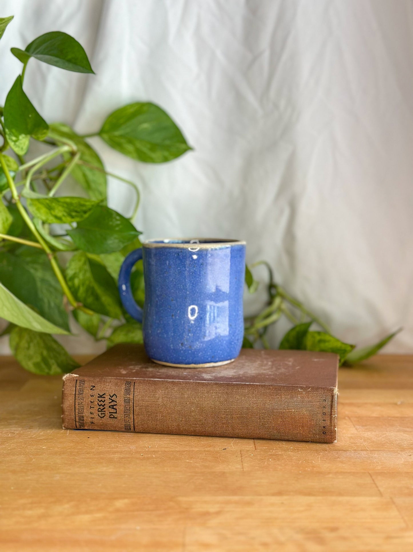 tea lovers stoneware cup