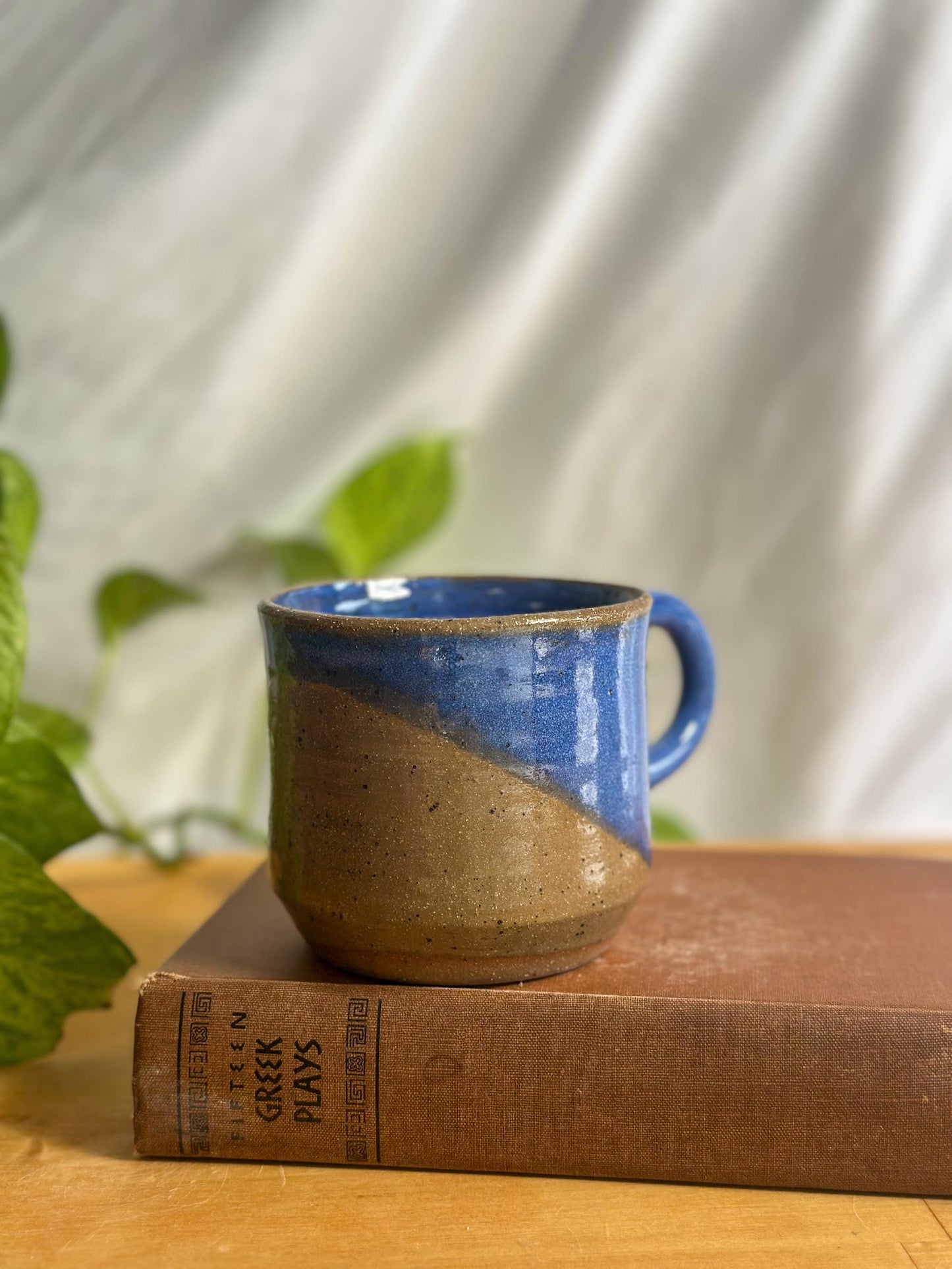 Modern Speckled Pottery Cup