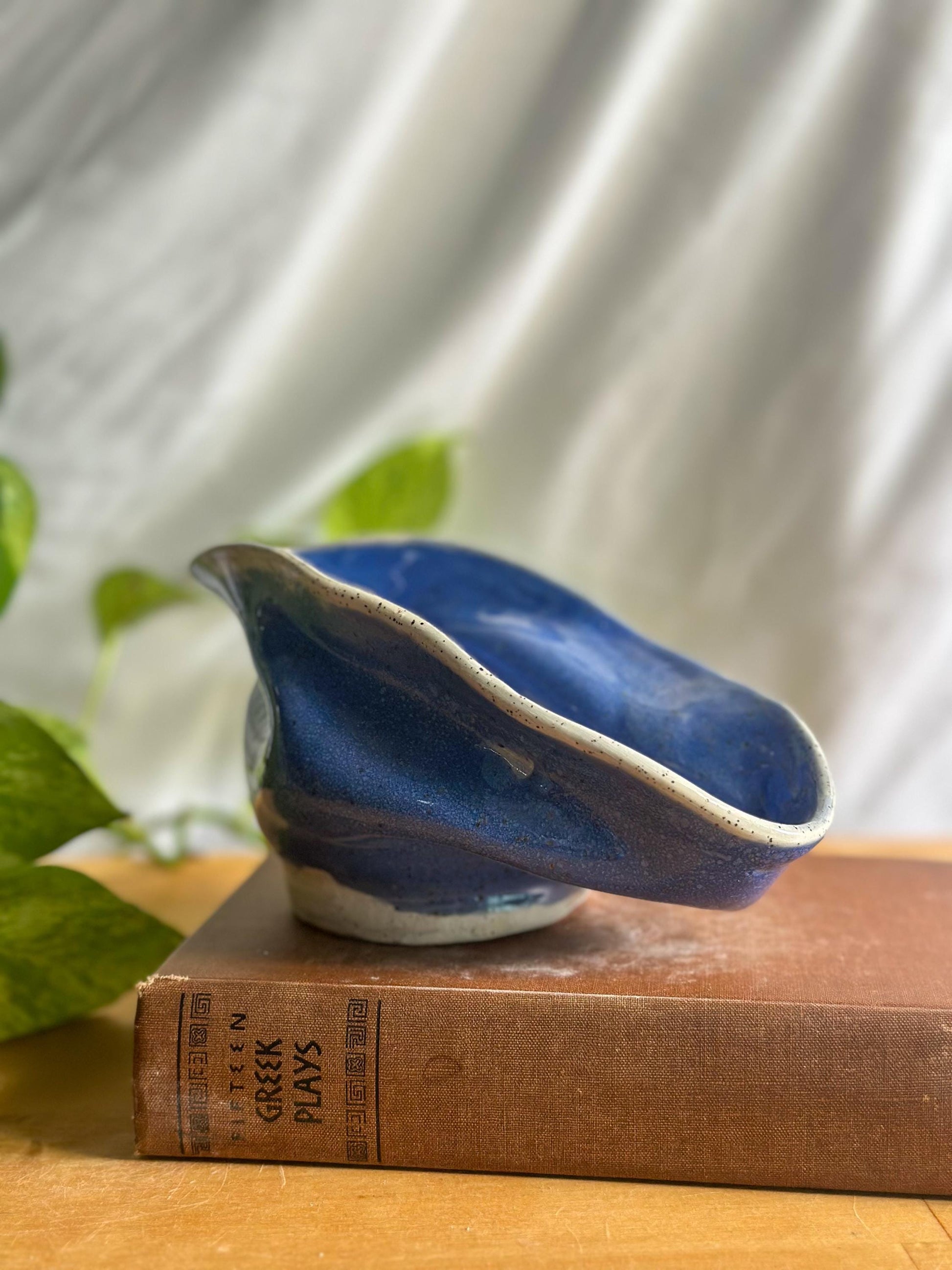 Ceramic Hugged Bowl – Decorative Display Piece