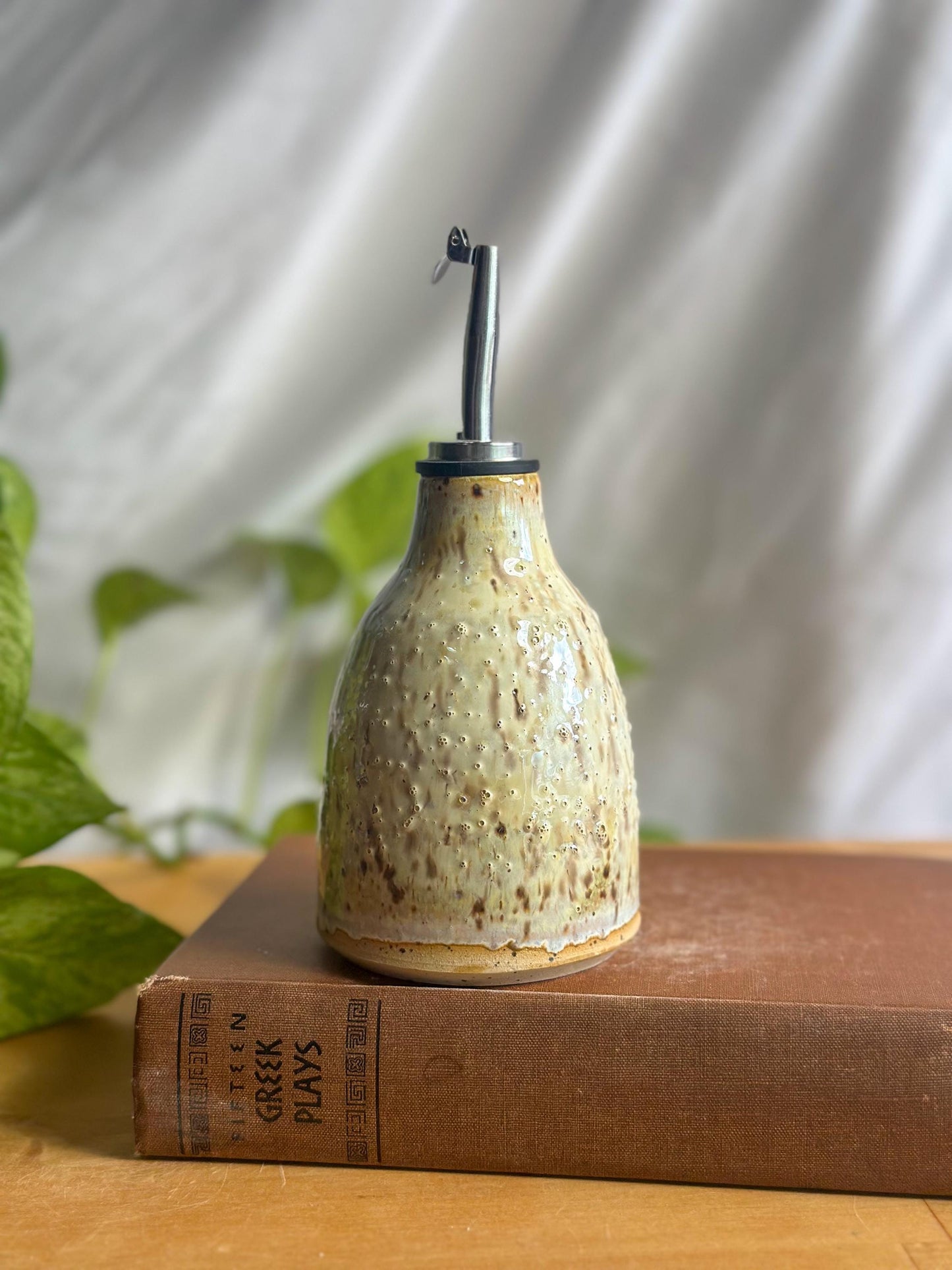 handmade oil bottle