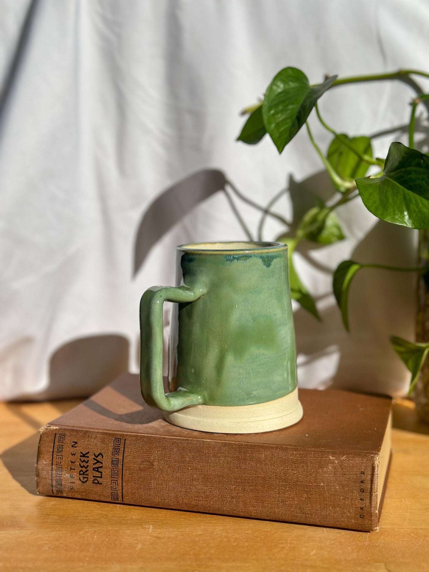 minimal green tankard