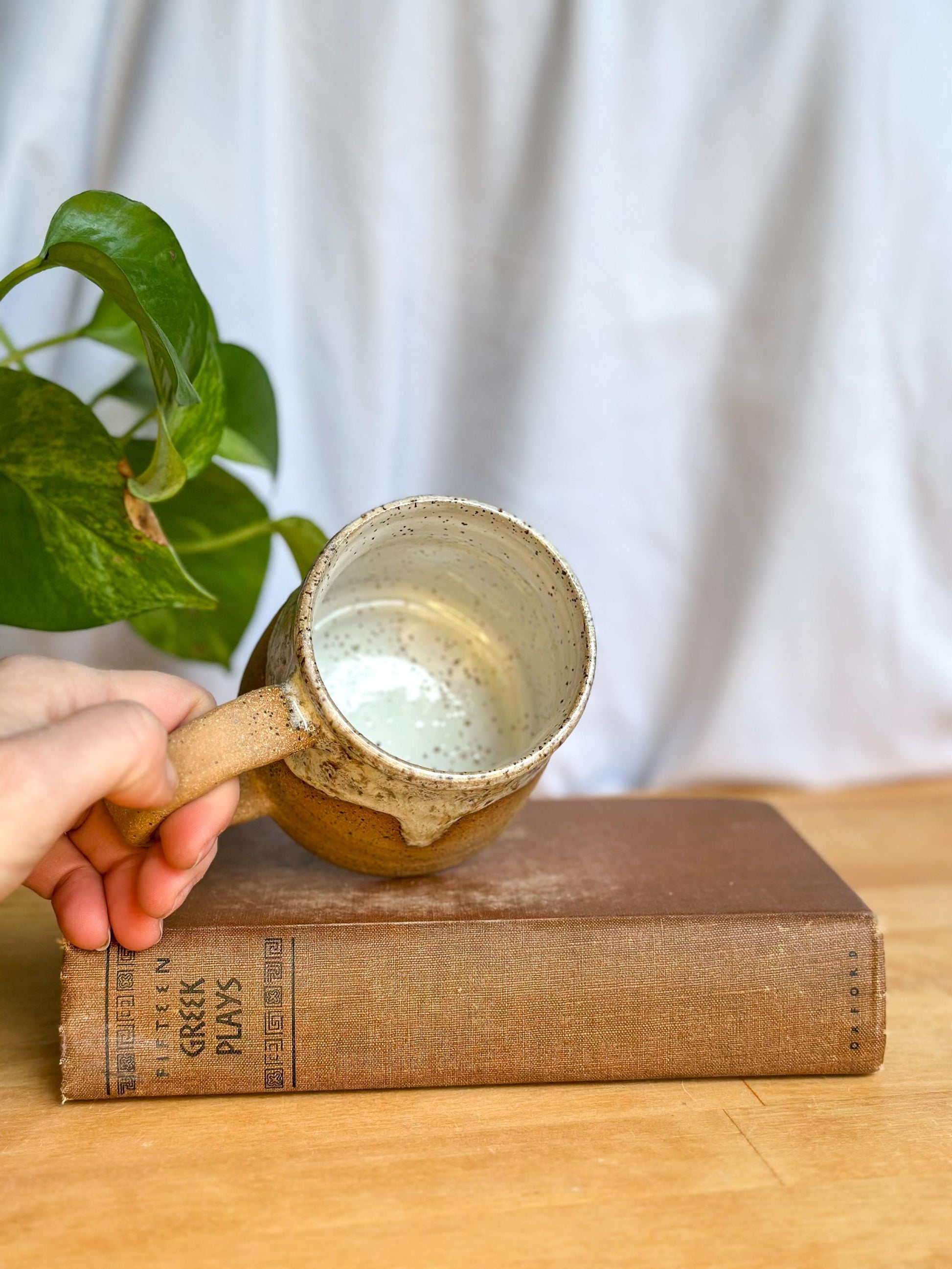 speckled mug for warm drinks