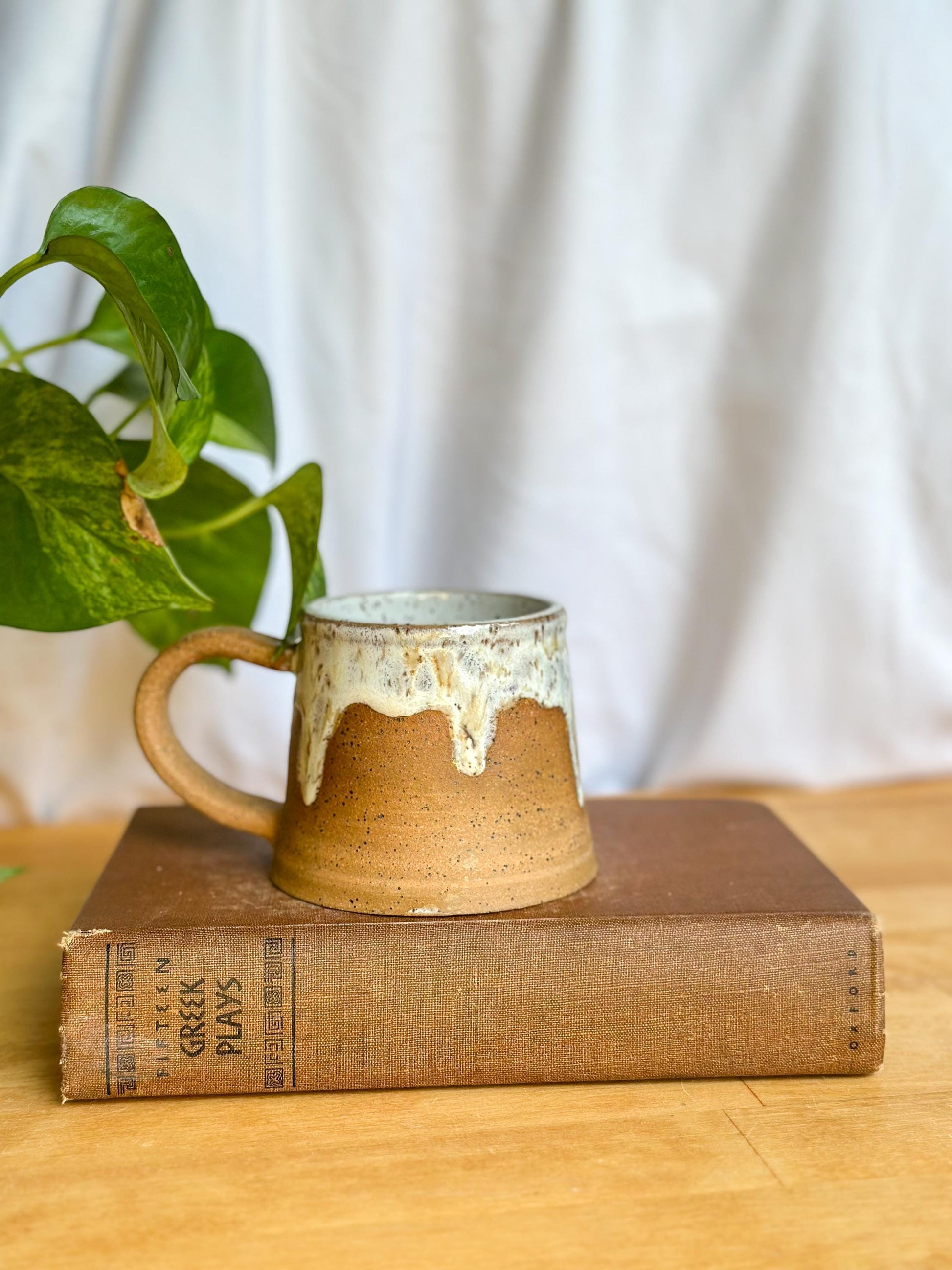 trendy mug for coffee handmade