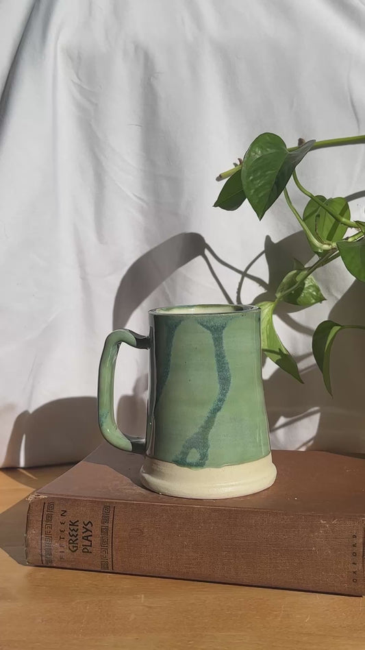 Rustic Sea Green Tankard – Oversized